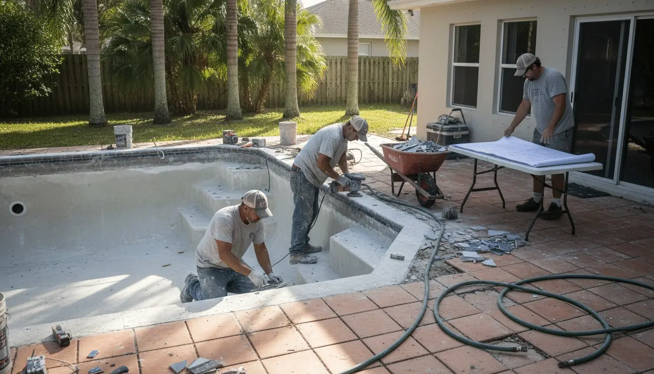 Pool Renovation Process: Transforming Florida Pools