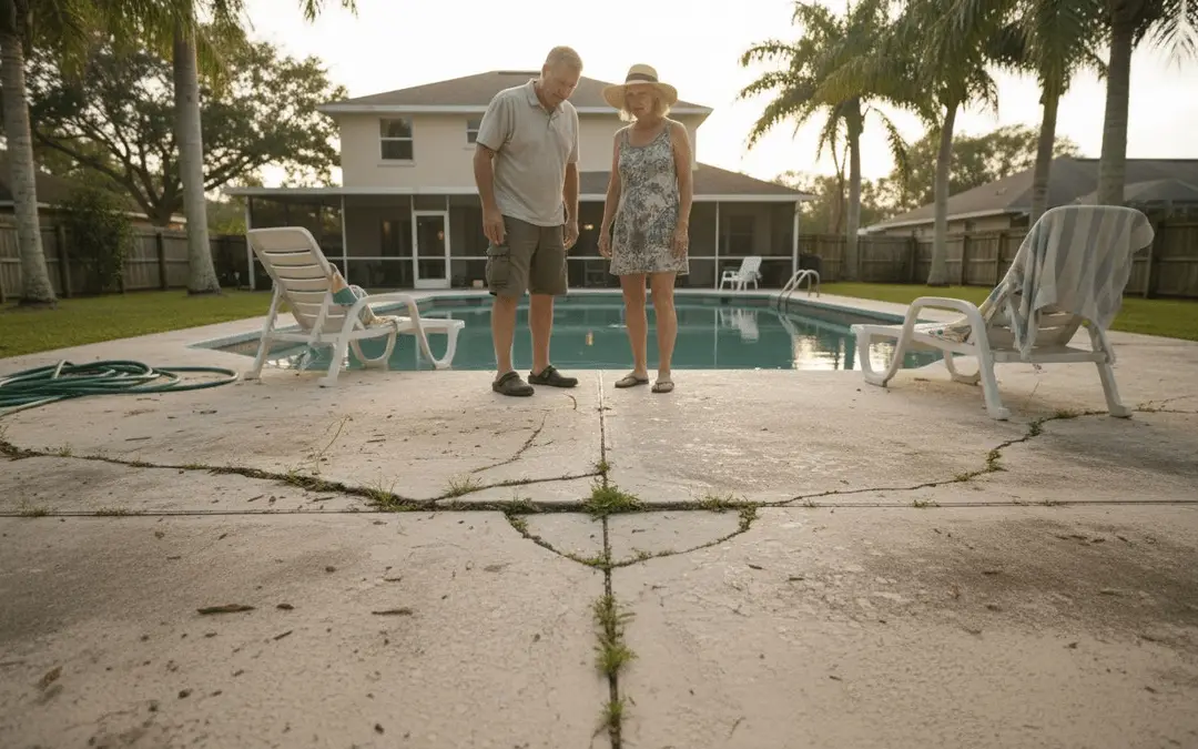 Pool Deck Cracking: How It Impacts Florida Homes