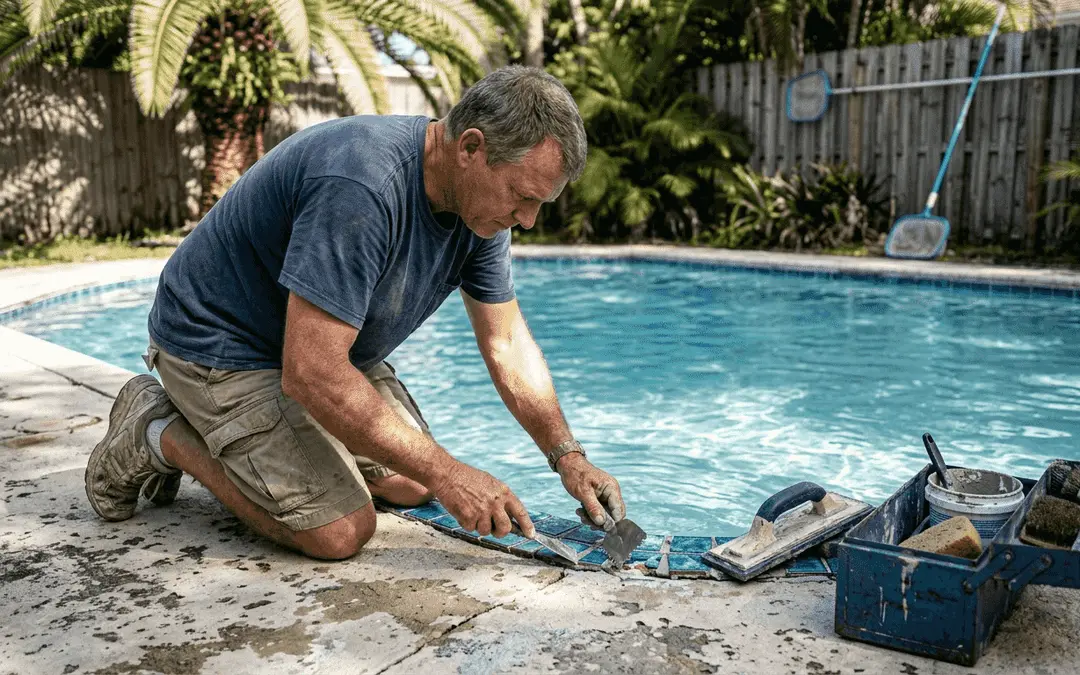 How to repair pool tile: DIY guide for Florida 2026