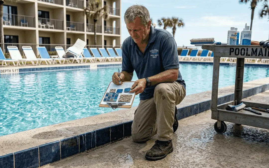 Top commercial pool surfaces for durability and appeal in 2026