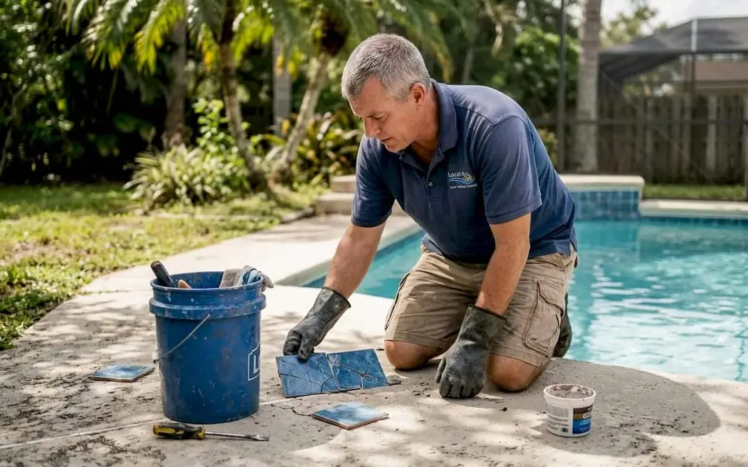 Pool tile repair guide for Orlando and Jacksonville