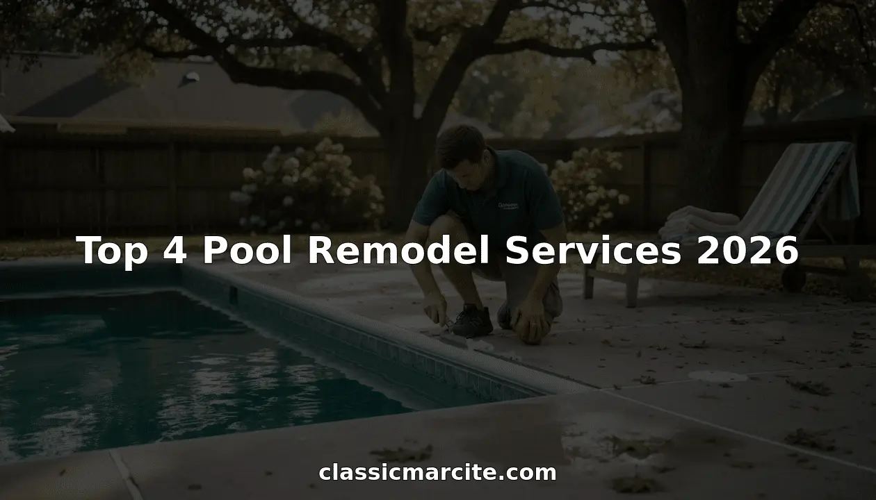 Top 4 Pool Remodel Services 2026