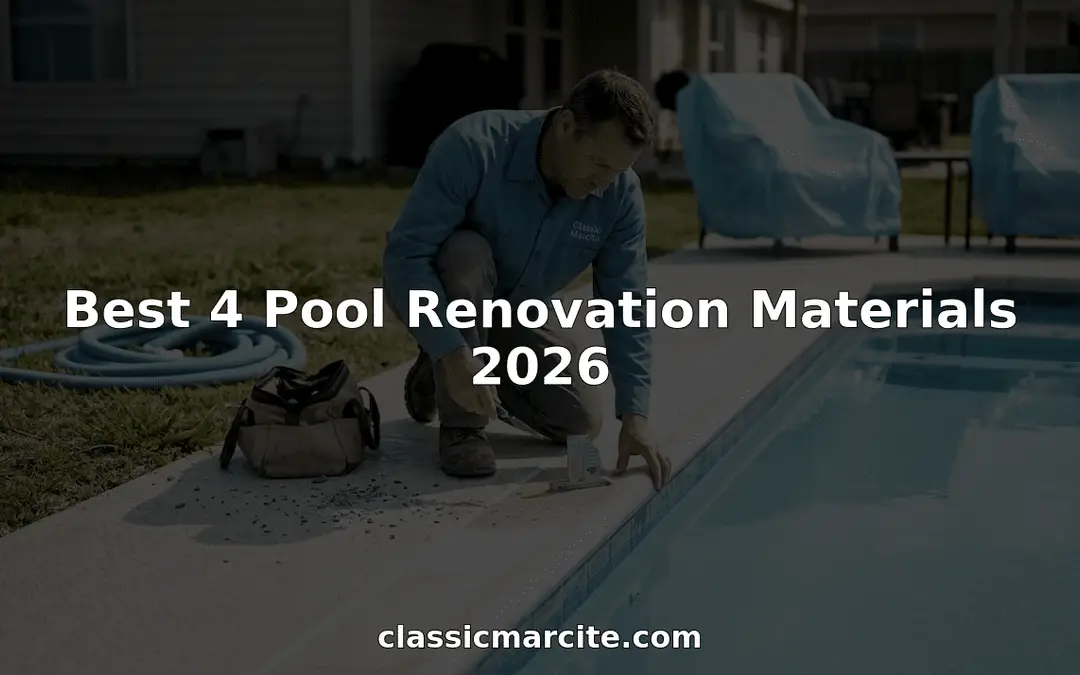 Best 4 Pool Renovation Materials 2026