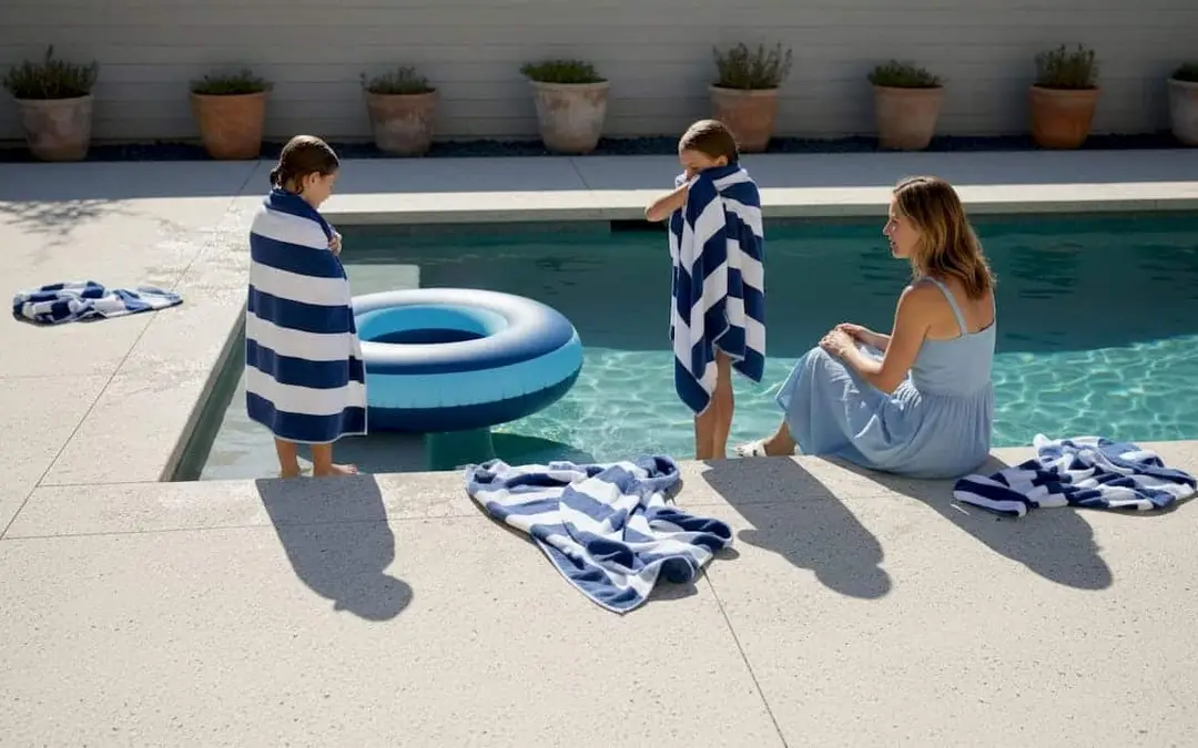 Enhance pool safety and style with non-slip decks