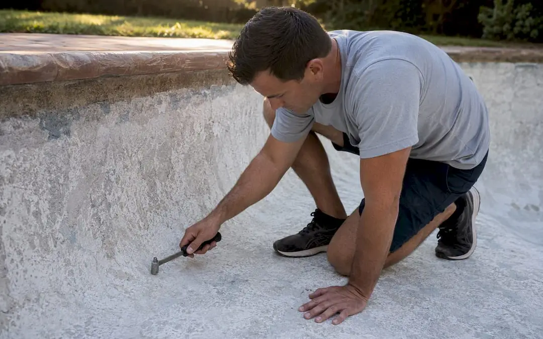 Sound and Map Hollow Spots in Pool Plaster, Then Patch or Resurface