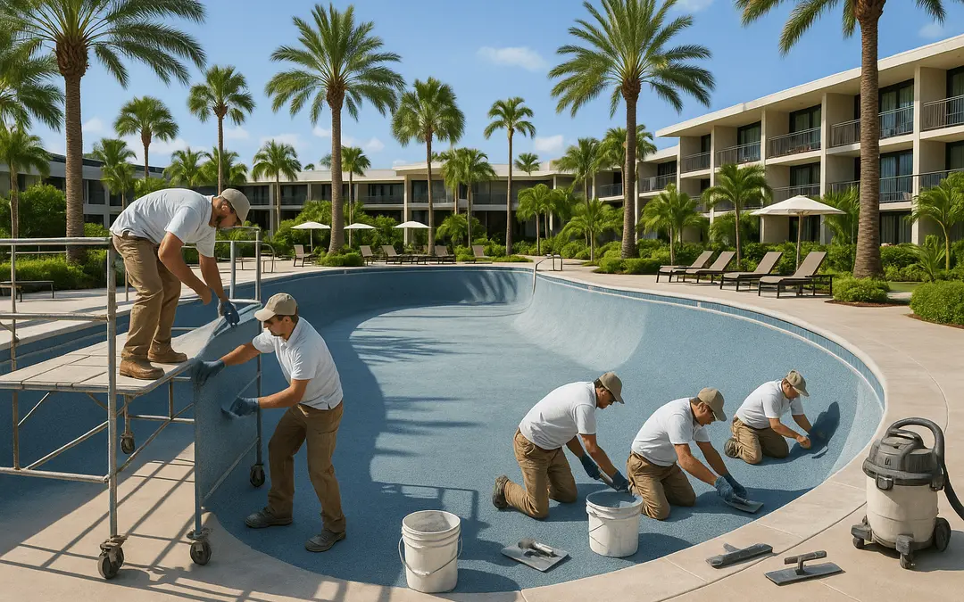 Commercial Pool Resurfacing: What HOAs, Hotels, and Resorts Need to Know