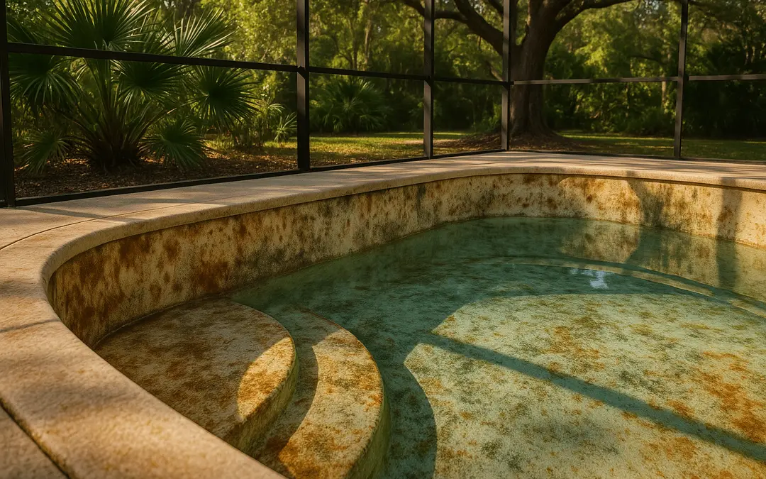Pool Surface Stains and Discoloration: What They Mean and What to Do