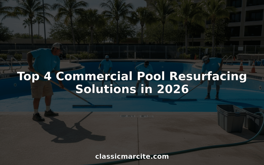 Top 4 Commercial Pool Resurfacing Solutions in 2026
