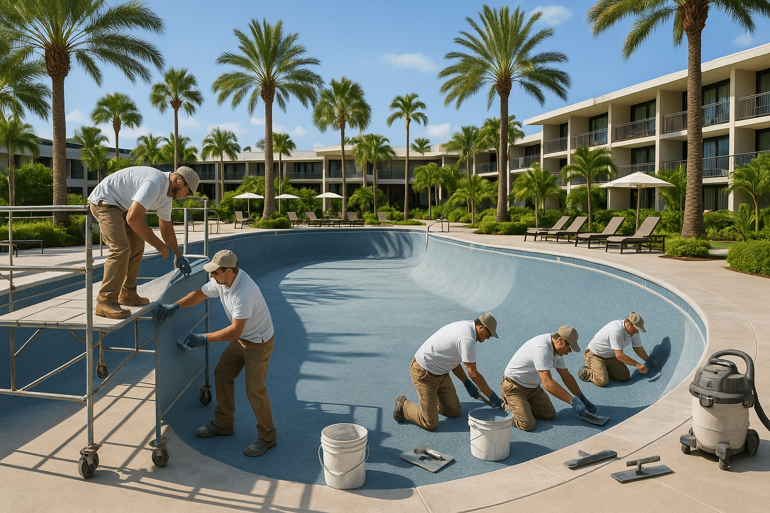 Commercial Pool Resurfacing: What HOAs, Hotels, and Resorts Need to Know